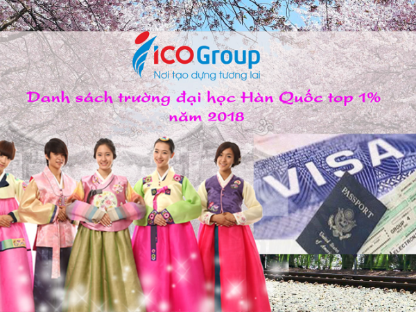 trường đại học hàn quốc tóp 1% năm 2018